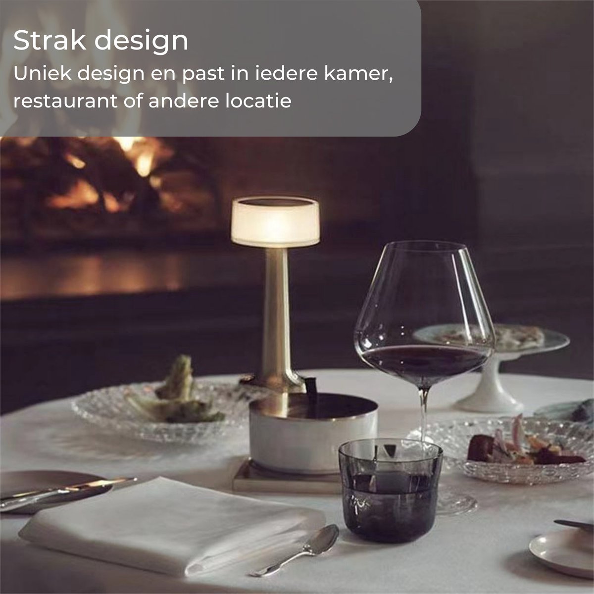 Fullambience Invisible in een luxe restaurant, dimbaar en verschillende lichtkleuren mogelijk.