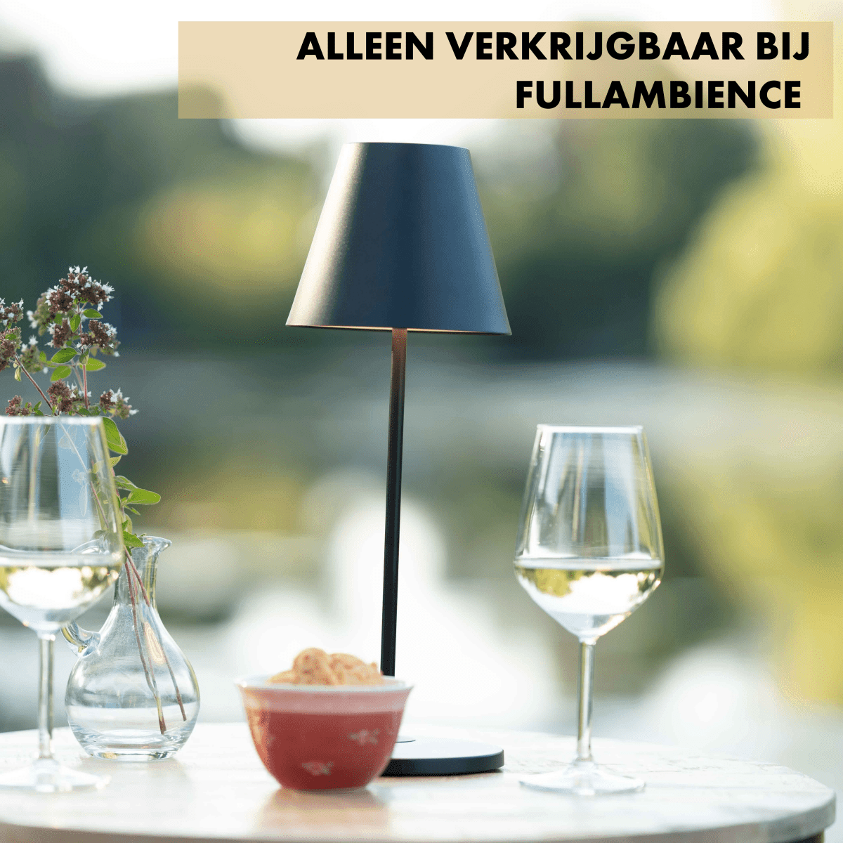 Fullambience DuoCharge - Draadloze tafellamp met ingebouwde telefoonoplader - Fullambience