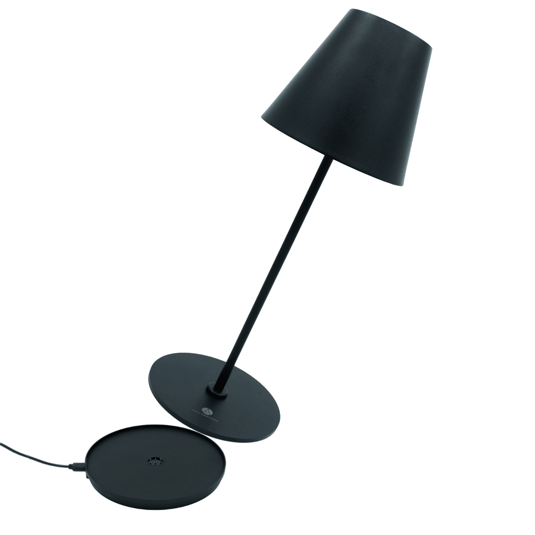 Fullambience Stable Oplaadbare Tafellamp met Oplaadvoet Zwart - Fullambience